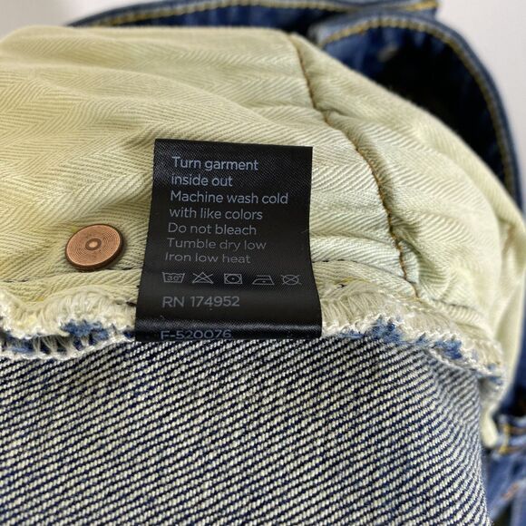 Flint and Tinder Selvedge Jeans Mens 42x30 Athletic Tapered Fit Denim Casual - Picture 12 of 12